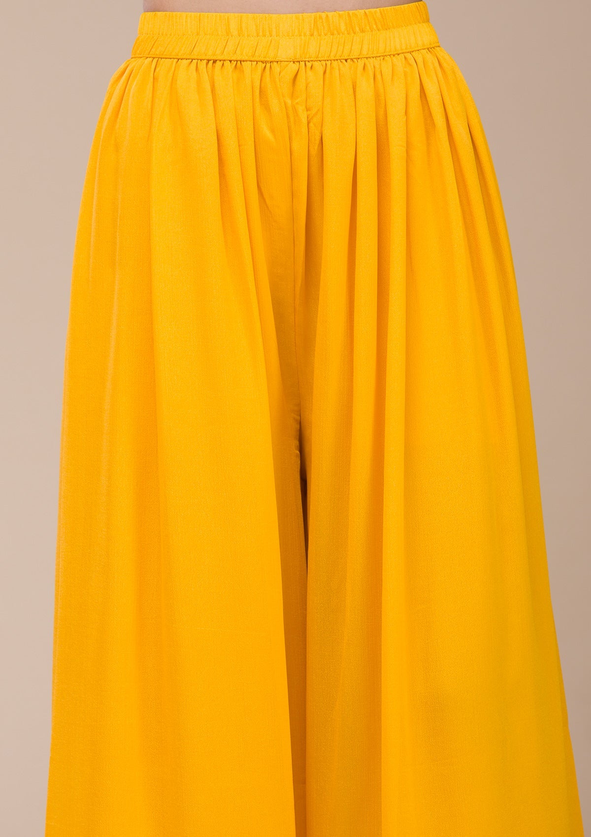 Off White  Banarasi Semi-Stitched Lehenga-koskii