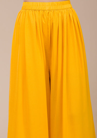 Off White  Banarasi Semi-Stitched Lehenga-koskii