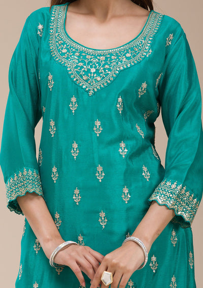 Beige  Banarasi Semi-stitched Lehenga-koskii