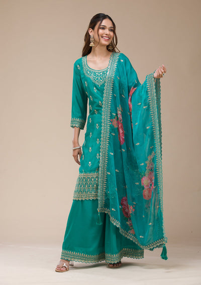 Beige  Banarasi Semi-stitched Lehenga-koskii