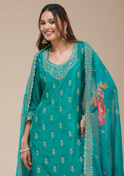Beige  Banarasi Semi-stitched Lehenga-koskii