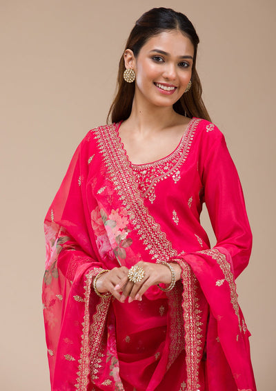 Beige Pearlwork Net Readymade Lehenga-koskii