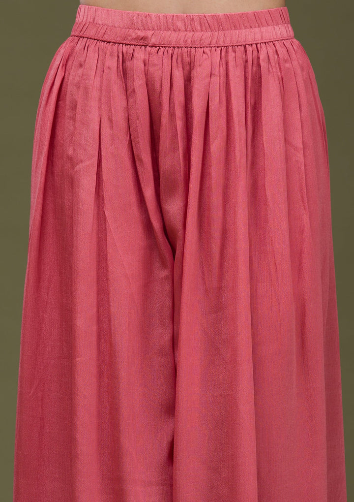 Beige Banarasi Semi-Stitched Lehenga-koskii