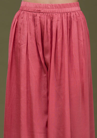 Beige Banarasi Semi-Stitched Lehenga-koskii
