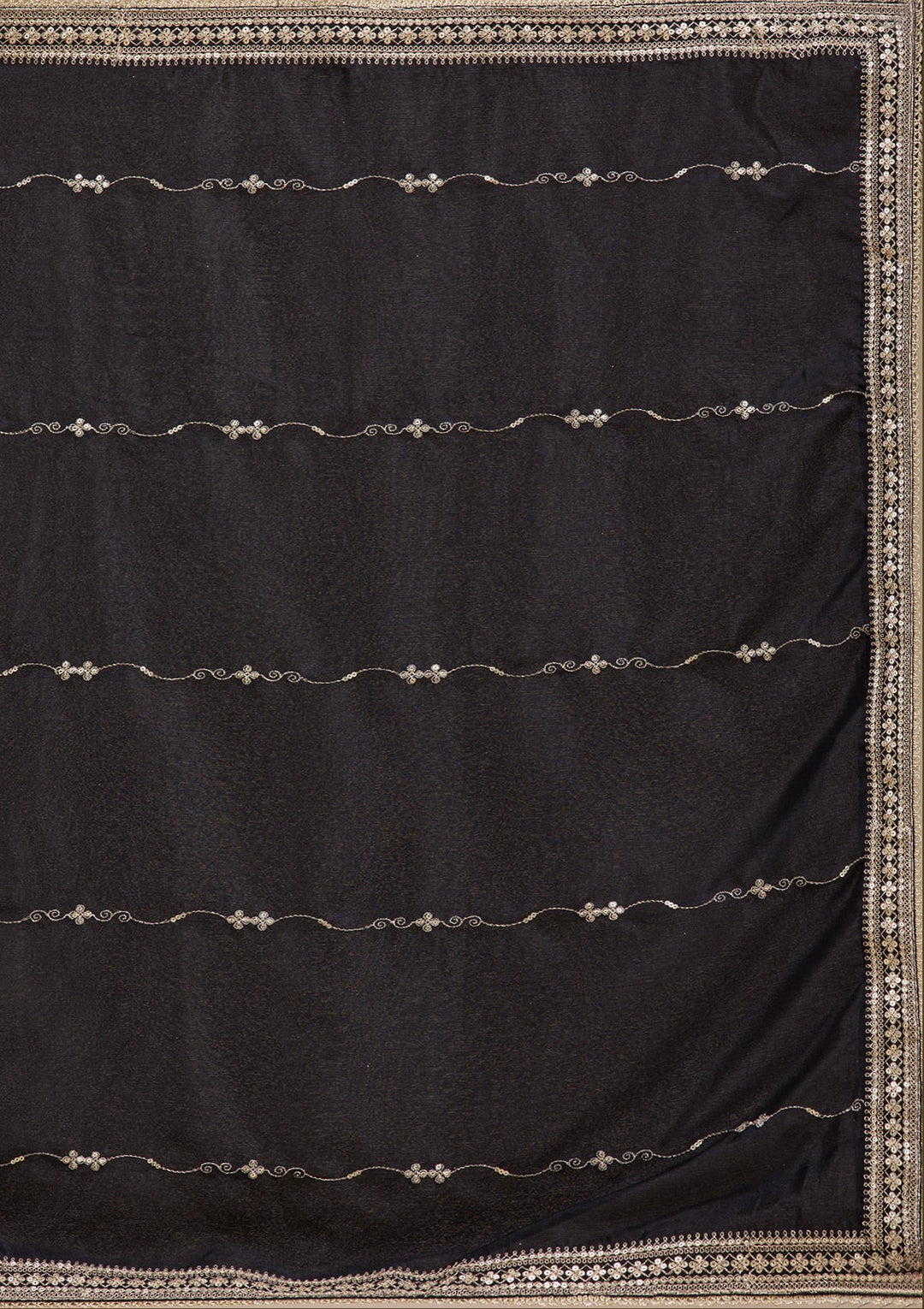 Beige Pearlwork Net Readymade Lehenga-koskii