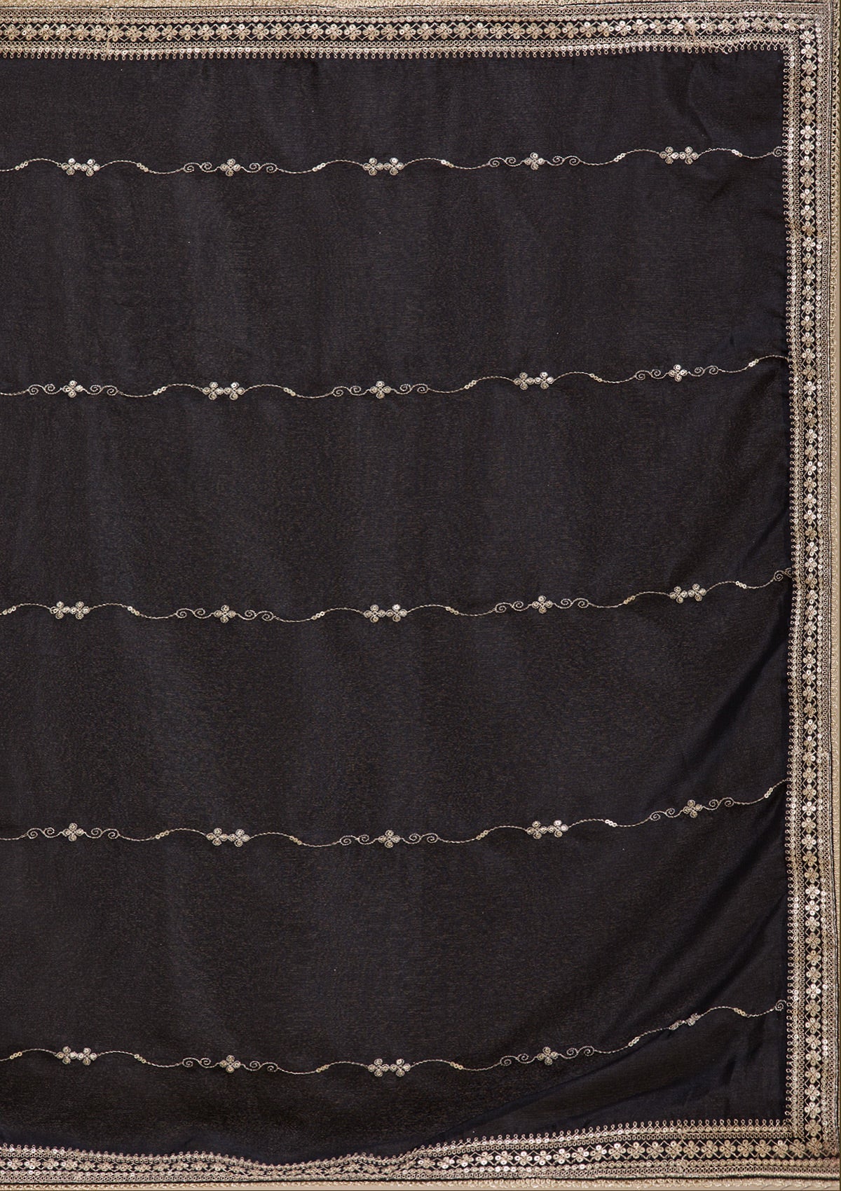 Beige Pearlwork Net Readymade Lehenga-koskii