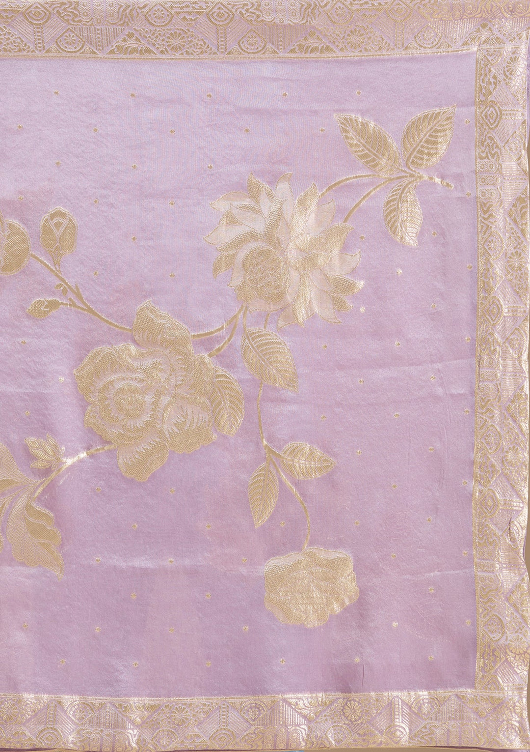 Lavender Zariwork Tissue Readymade Salwar Suit-koskii