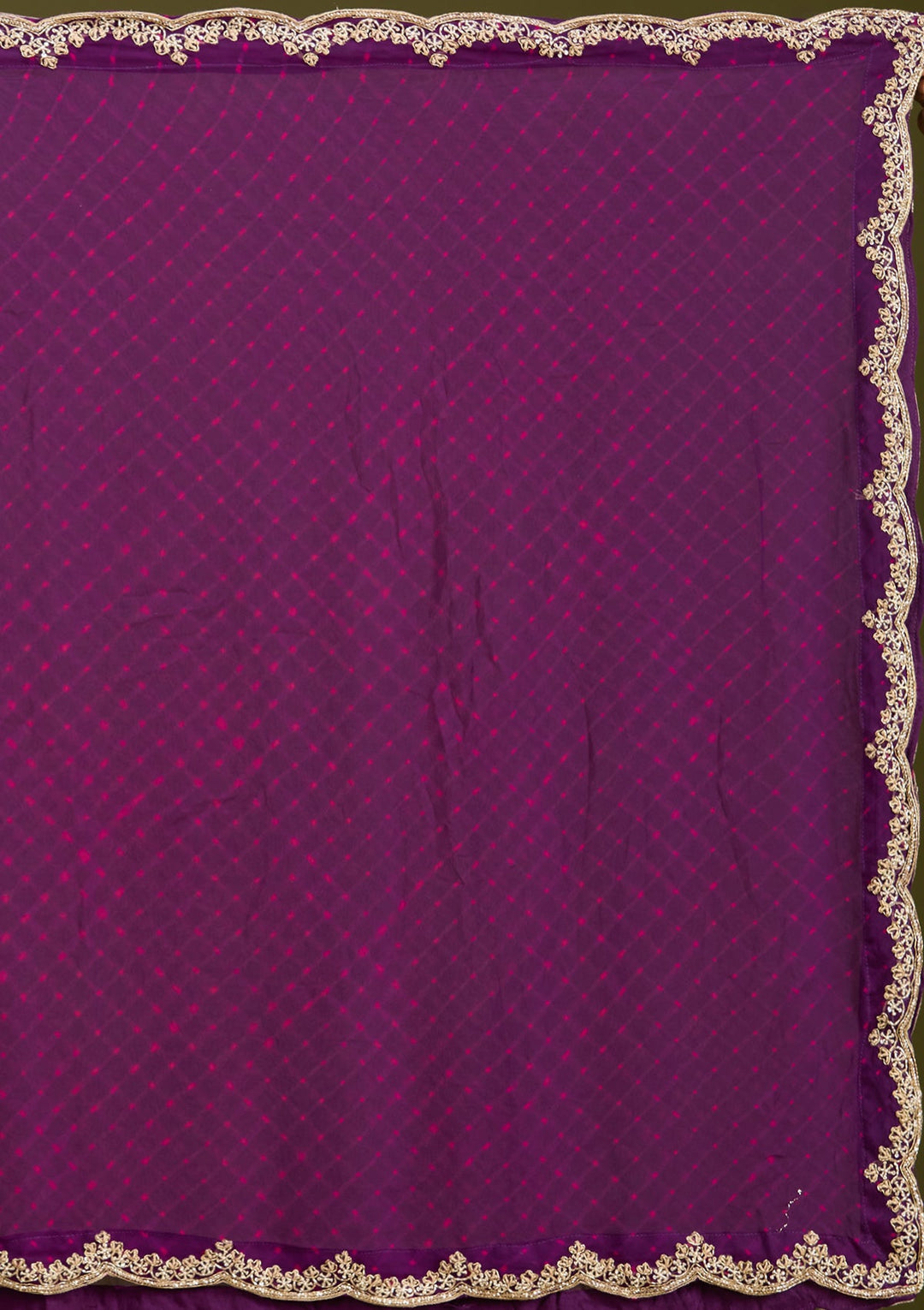 Off White Zariwork (Gold) Chanderi Readymade Salwar Suit