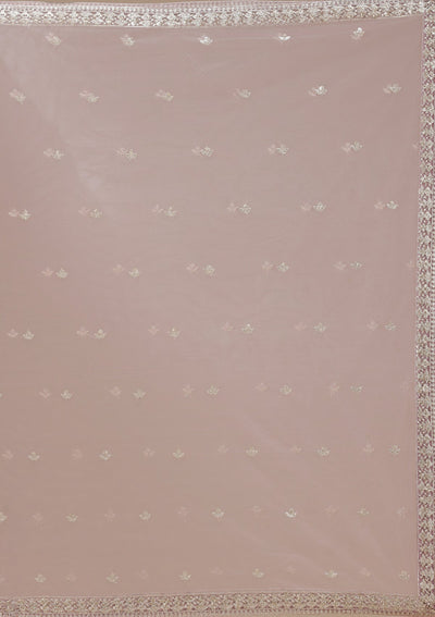 Mauve Zardozi (Gold) Net Readymade Salwar Suit_koskii