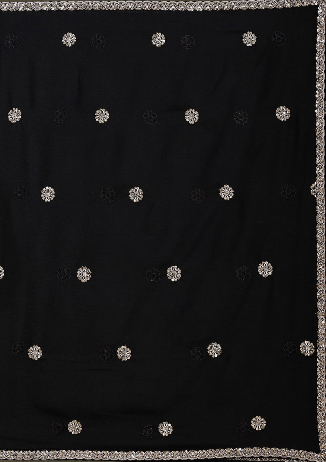 Black Sequins Tissue Readymade Salwar Suit