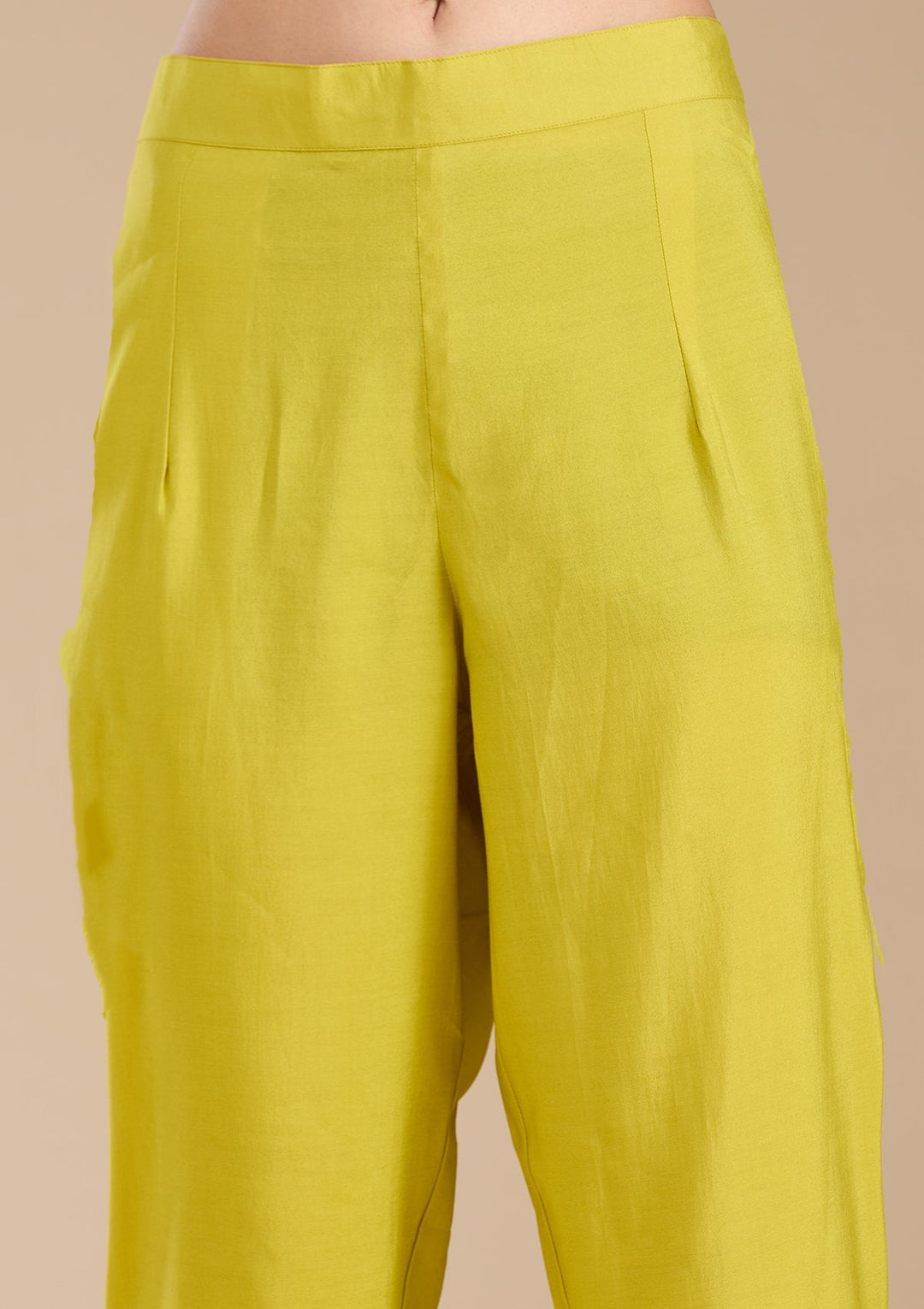 Mehandi Green Cording Banarasi Readymade Salwar Suit-koskii