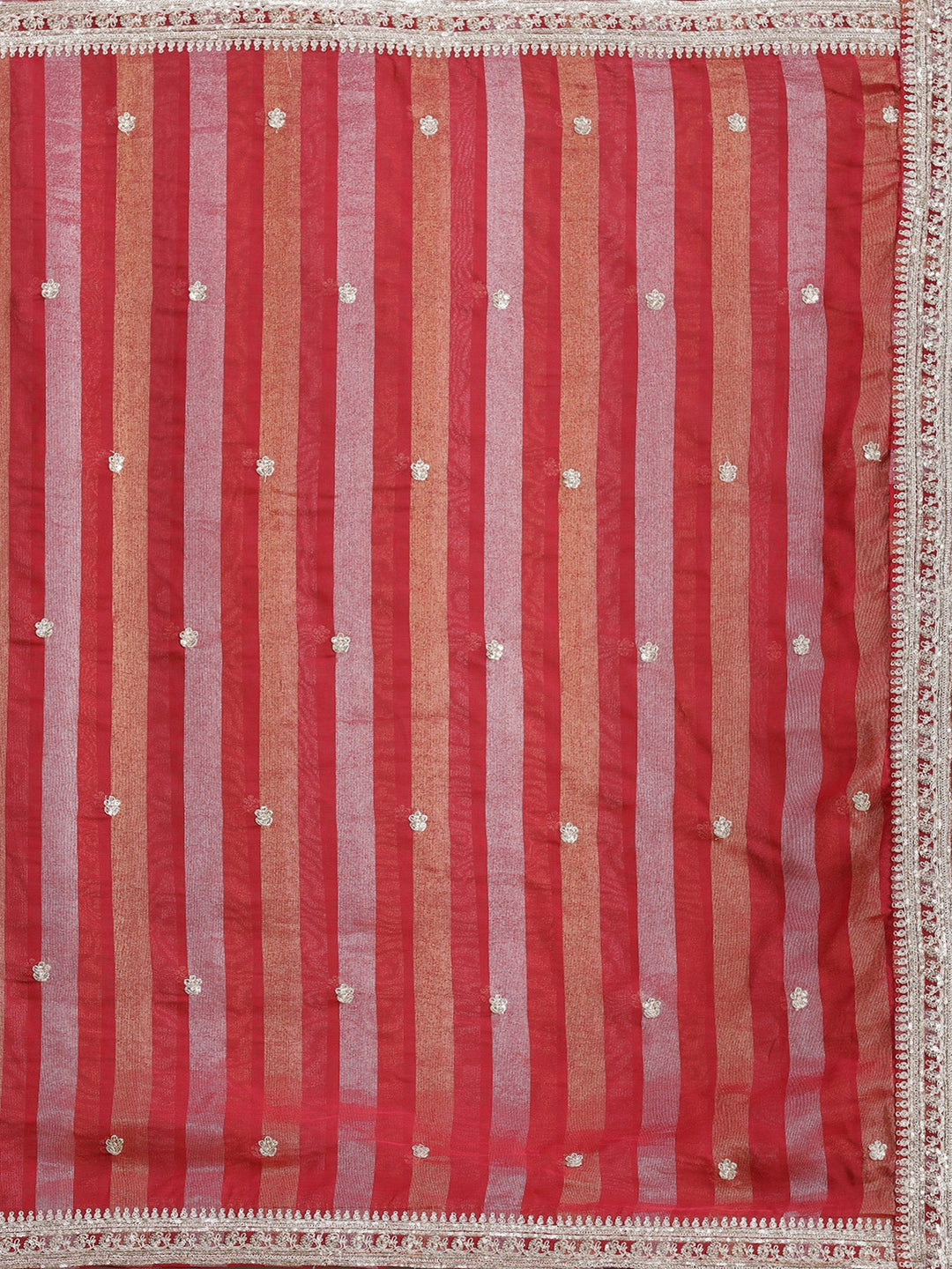 Gold Sequins Soft Raw Silk Readymade Salwar Suit