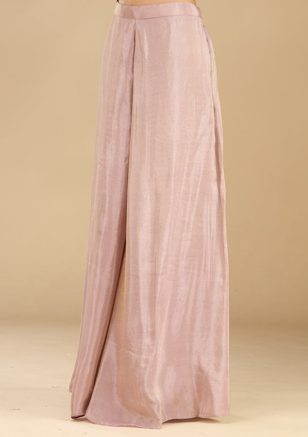 Lavender Cutdana Tissue Readymade Salwar Suit