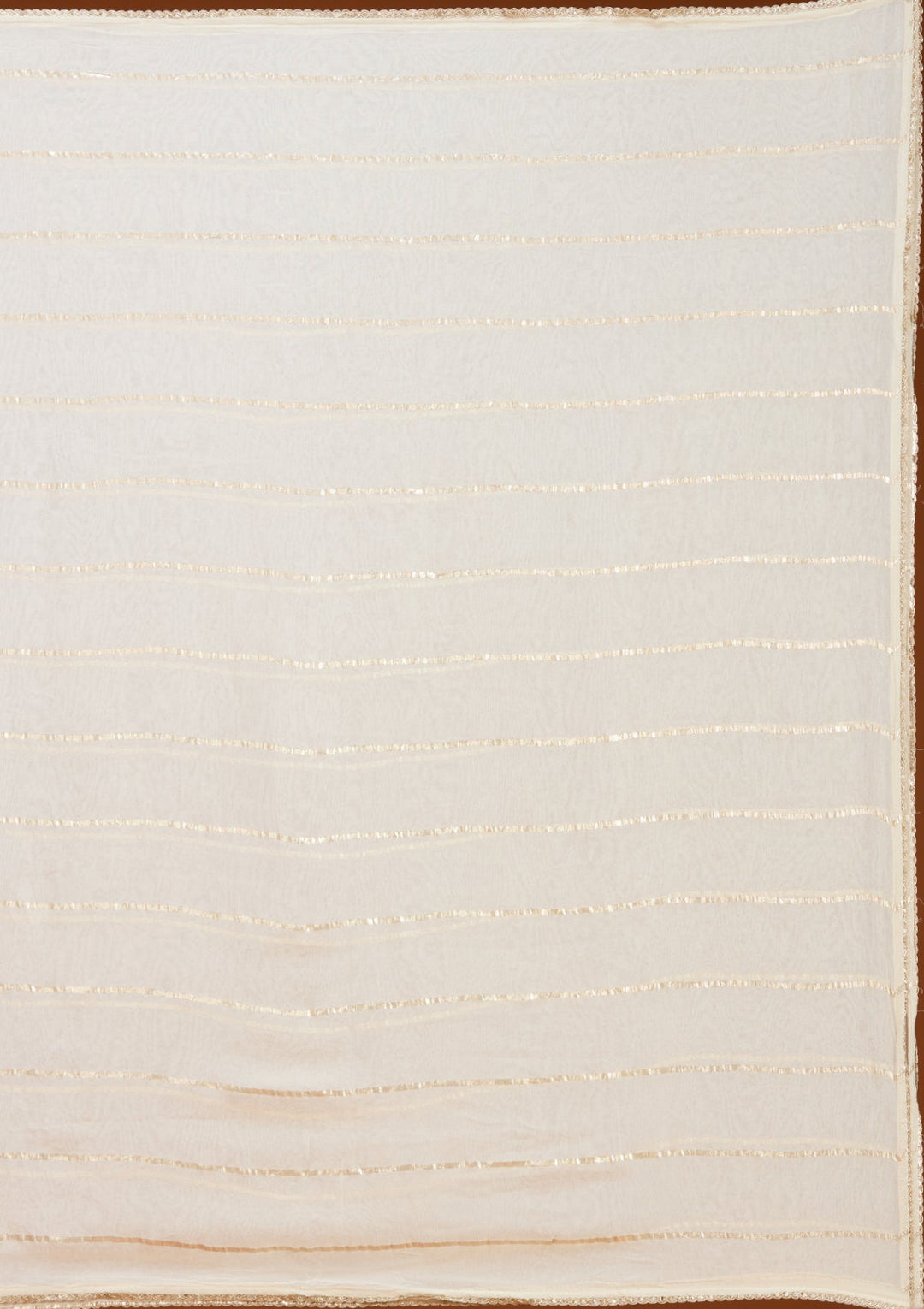 Off White Cutdana Tissue Readymade Salwar Suit