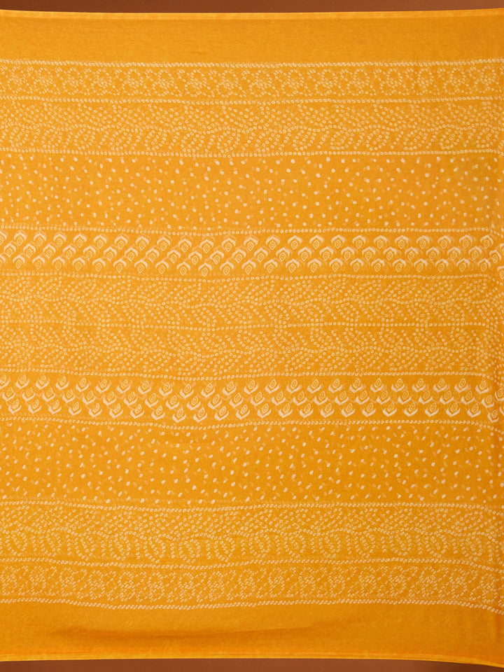 Mustard Yellow Cording Raw Silk Readymade Salwar Suit