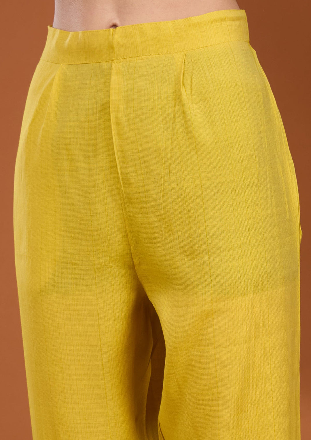 Mehandi Green Cording Soft Raw Silk Readymade Salwar Suit