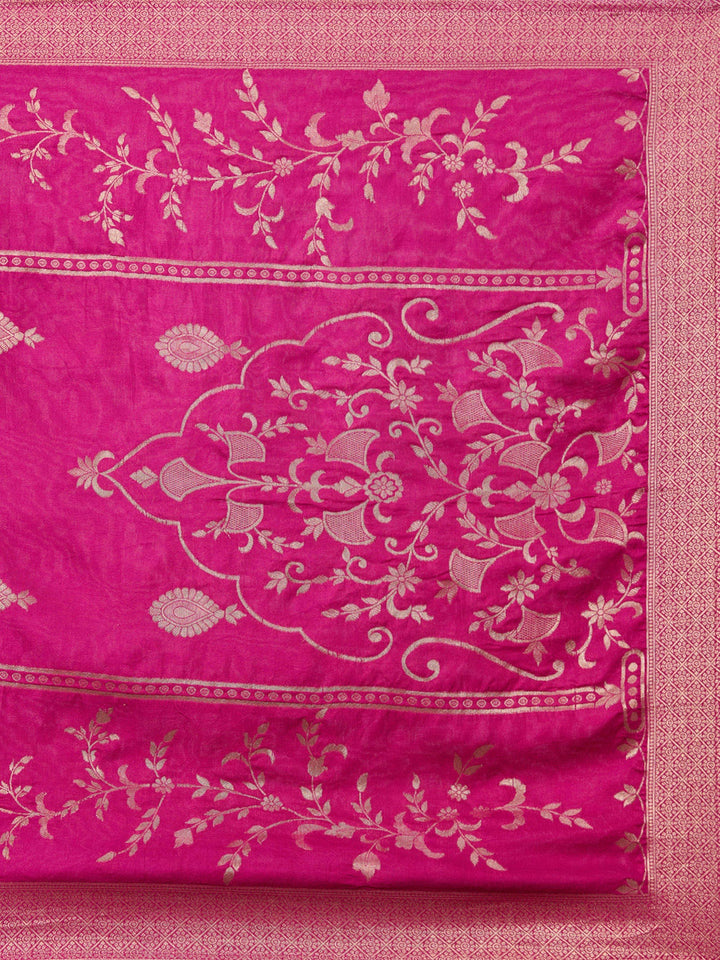 Purple Cording Chanderi Readymade Salwar Suit