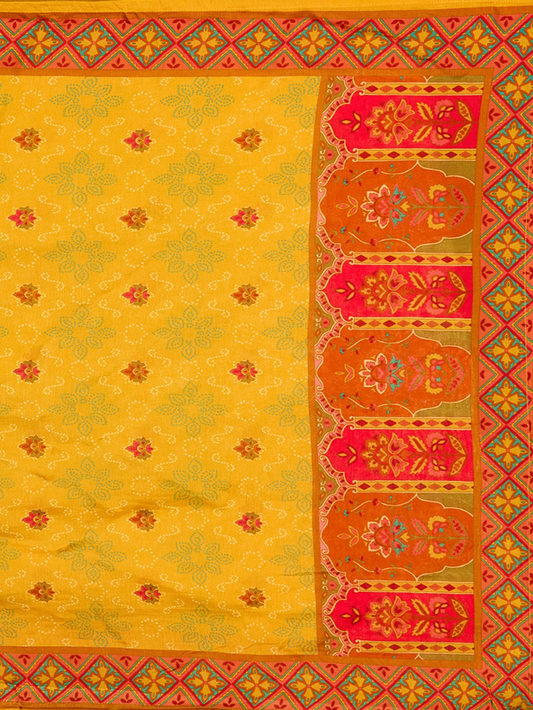 Mustard Yellow Sequins Soft Raw Silk Readymade Salwar Suit