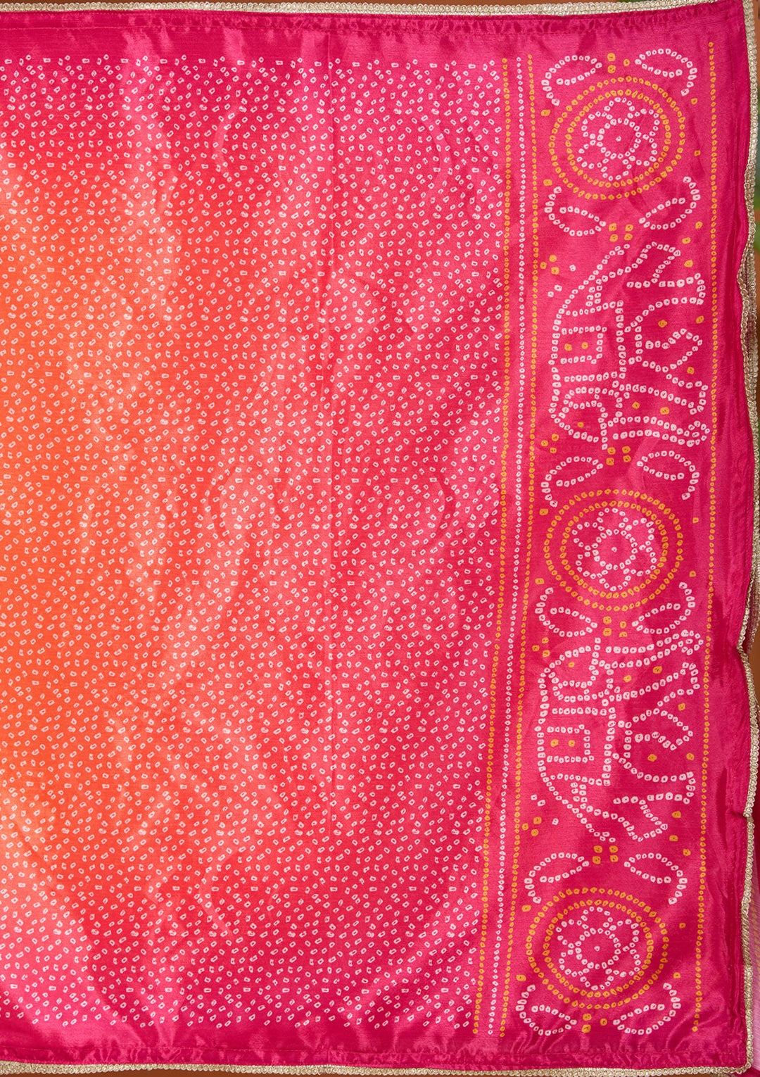 Beige Threadwork Tissue Readymade Salwar Suit