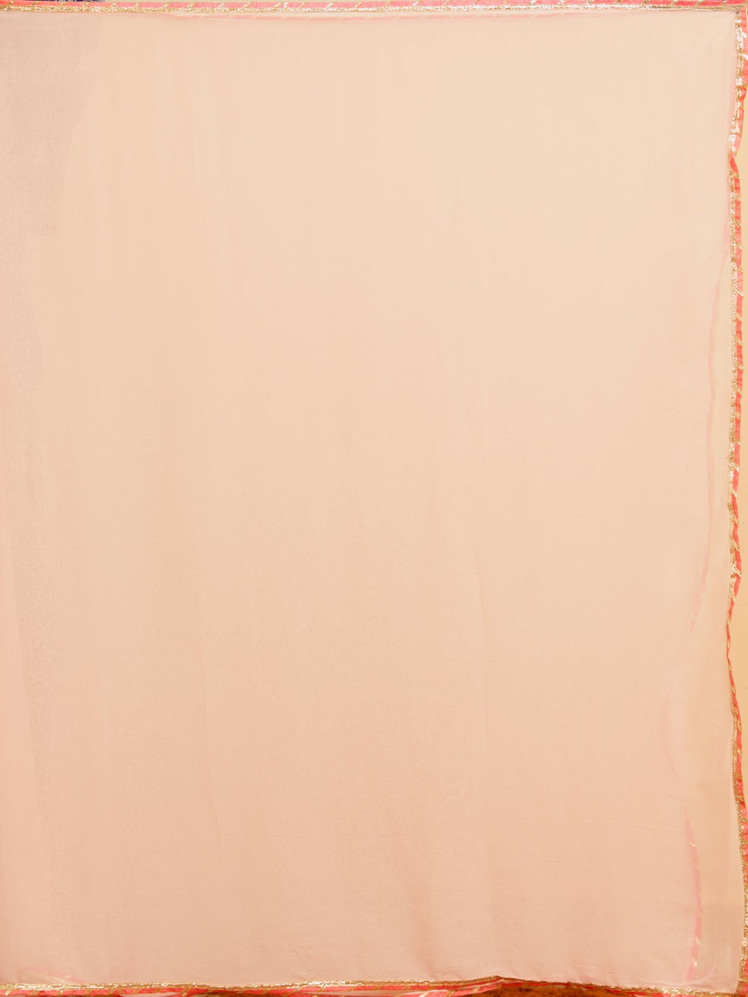 Peach Cording Chanderi Readymade Salwar Suit