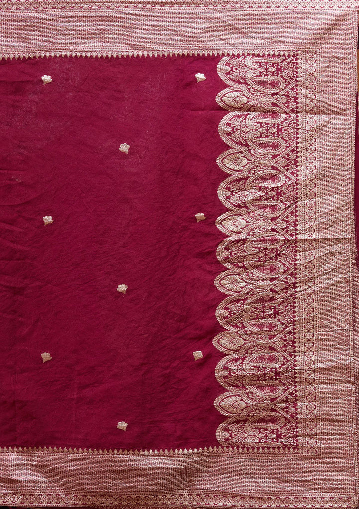 Cream Zariwork (Gold) Soft Raw Silk Readymade Salwar Suit