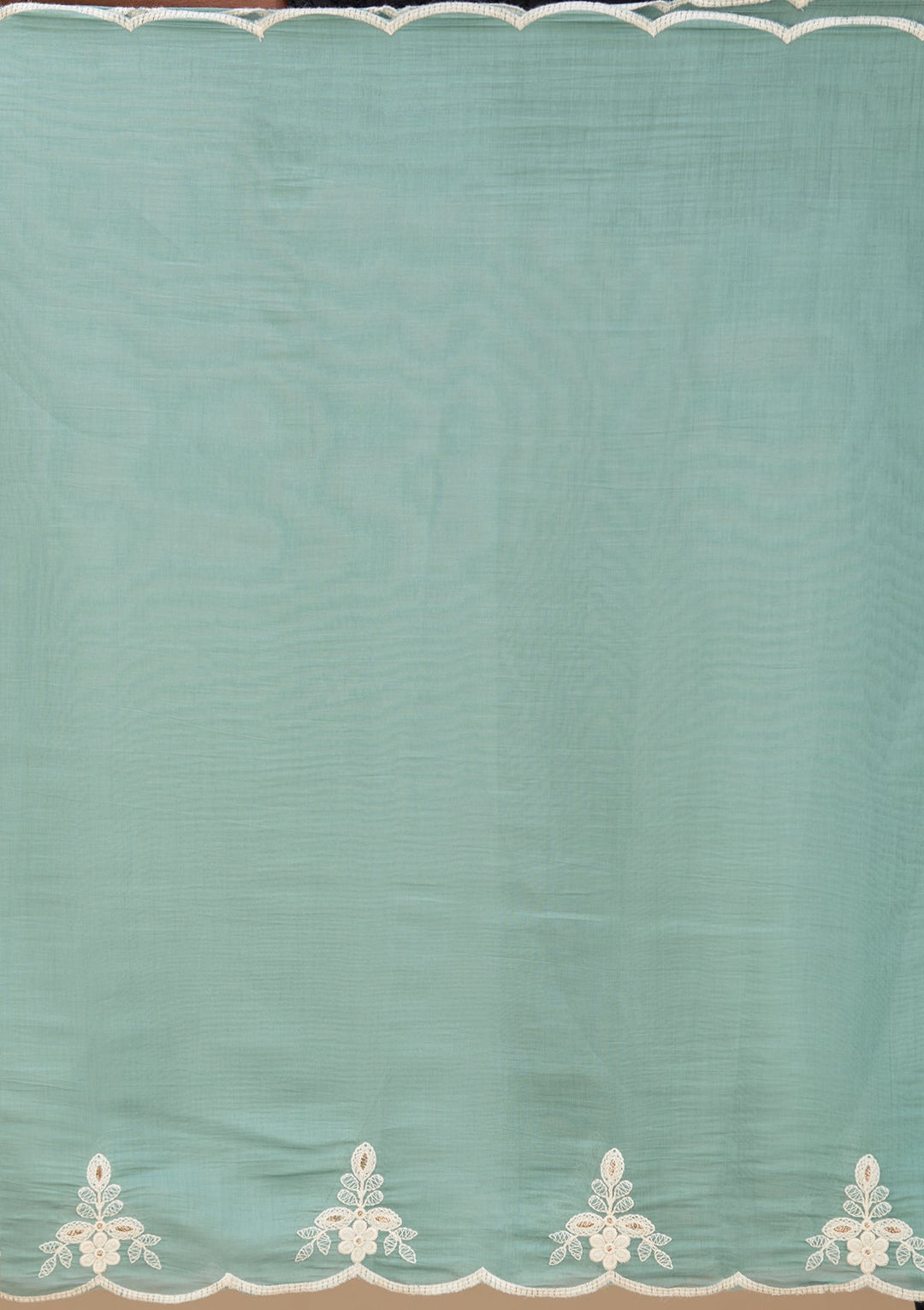 Sea Green Cording Chanderi Readymade Salwar Suit