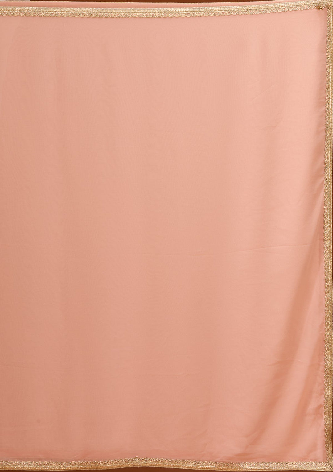 Peach Threadwork Georgette Readymade Salwar Suit