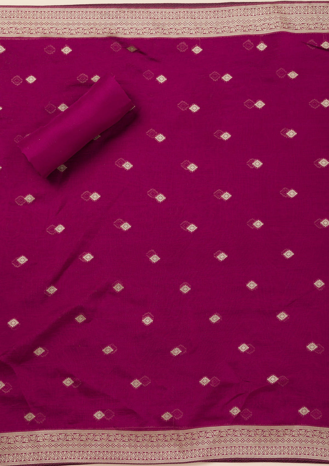 Wine Zariwork Opada Silk Unstitched Salwar Suit- koskii