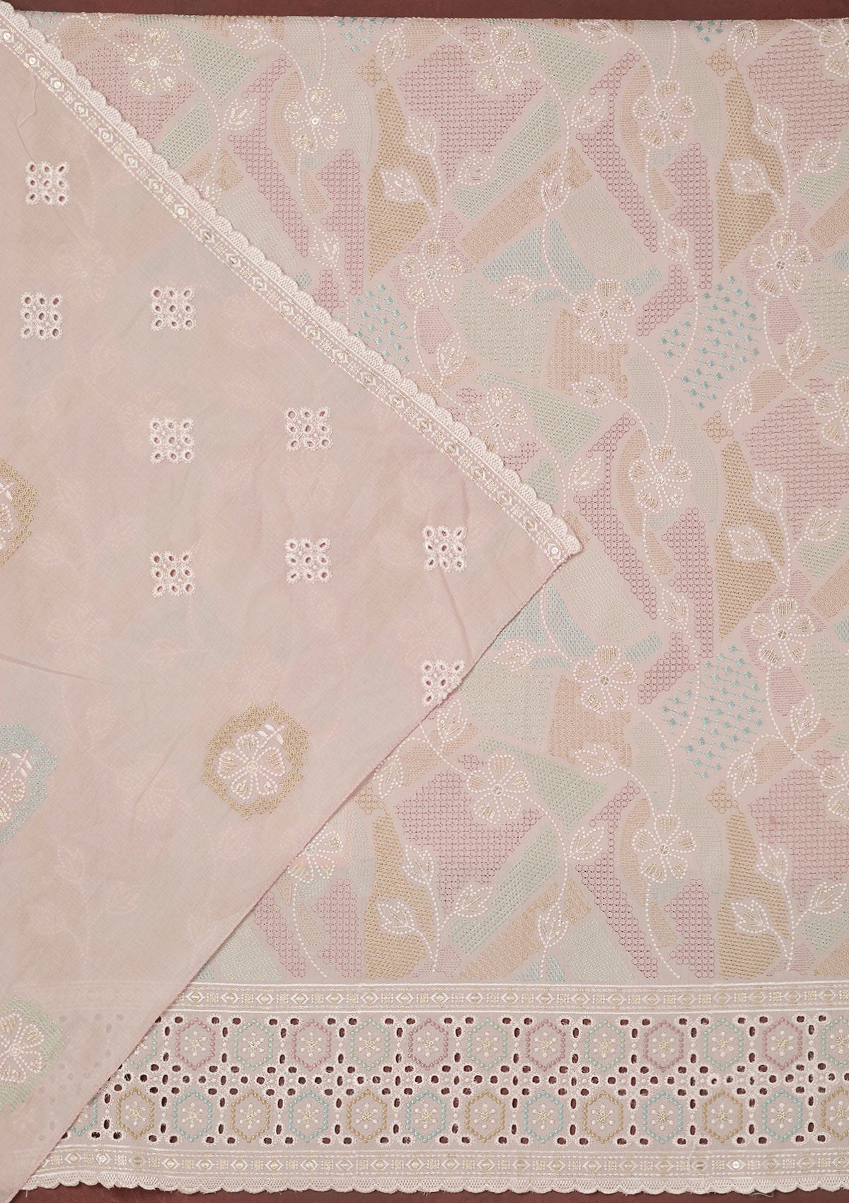 Wine Stonework (Gold) Tissue Saree-koskii