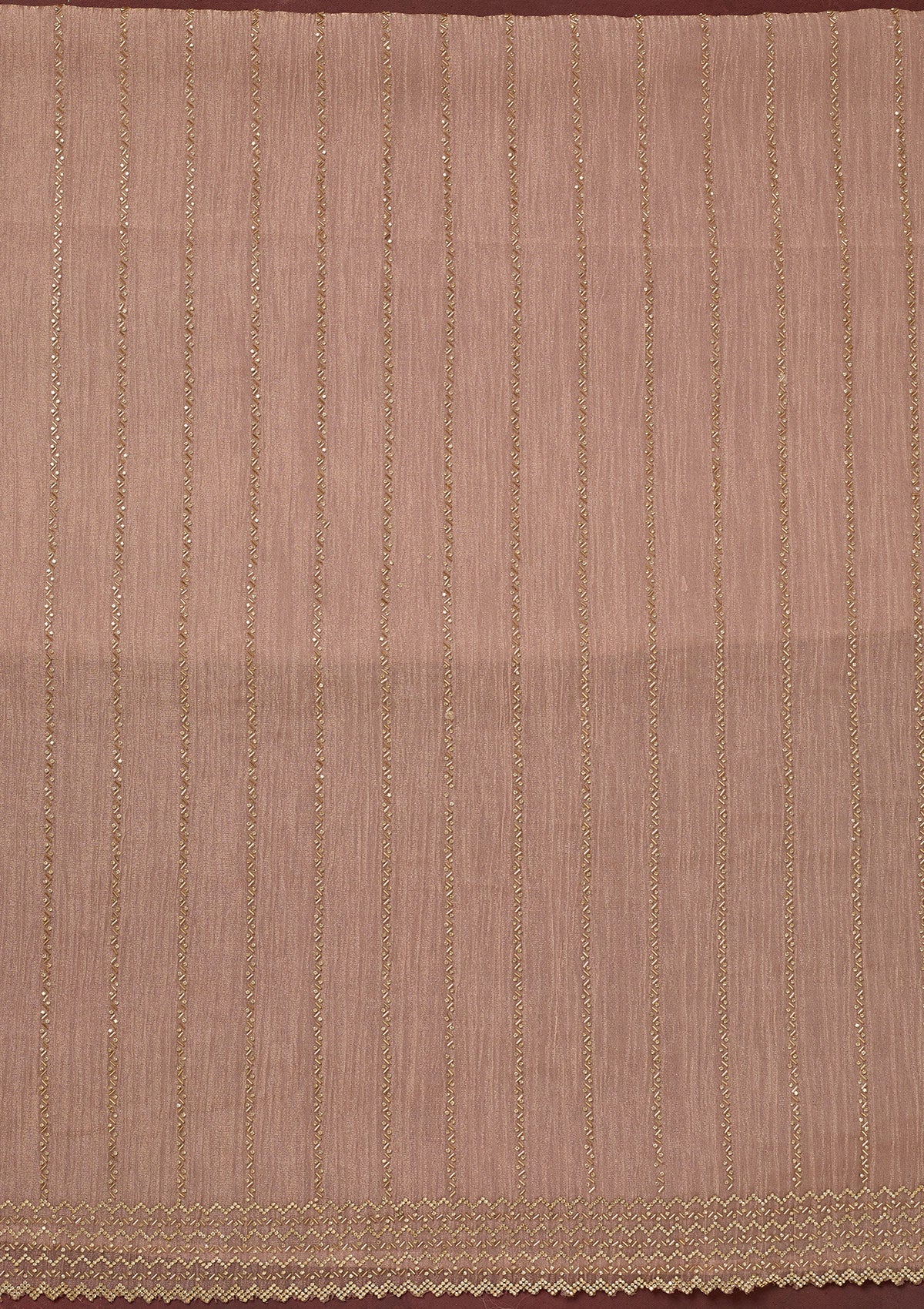 Peach Stonework Tissue Unstitched Salwar Suit-Koskii