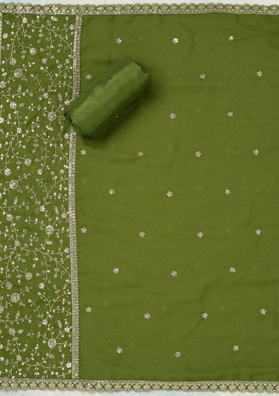 Lavender Stonework (Gold) Tissue Saree-koskii