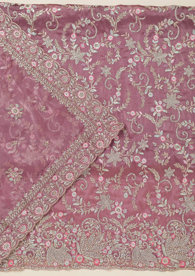 Black Stonework Chiffon Saree-koskii