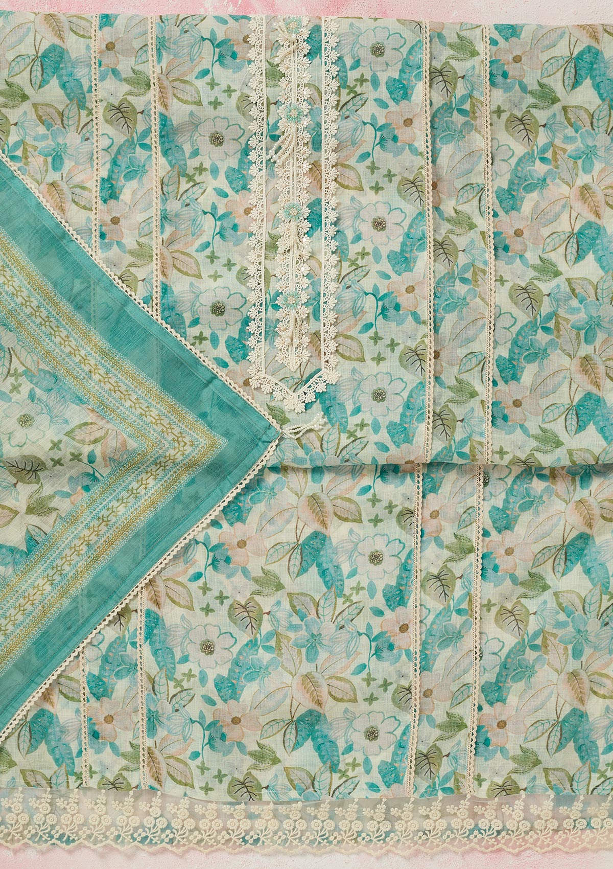 Red Zariwork (Gold) Chinon Readymade salwar suit-koskii