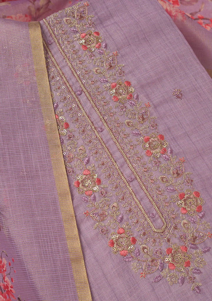 Black Cording Chinon Readymade salwar suit-koskii