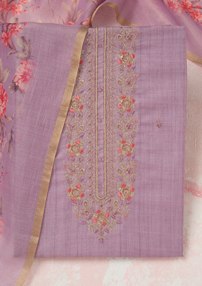 Black Cording Chinon Readymade salwar suit-koskii