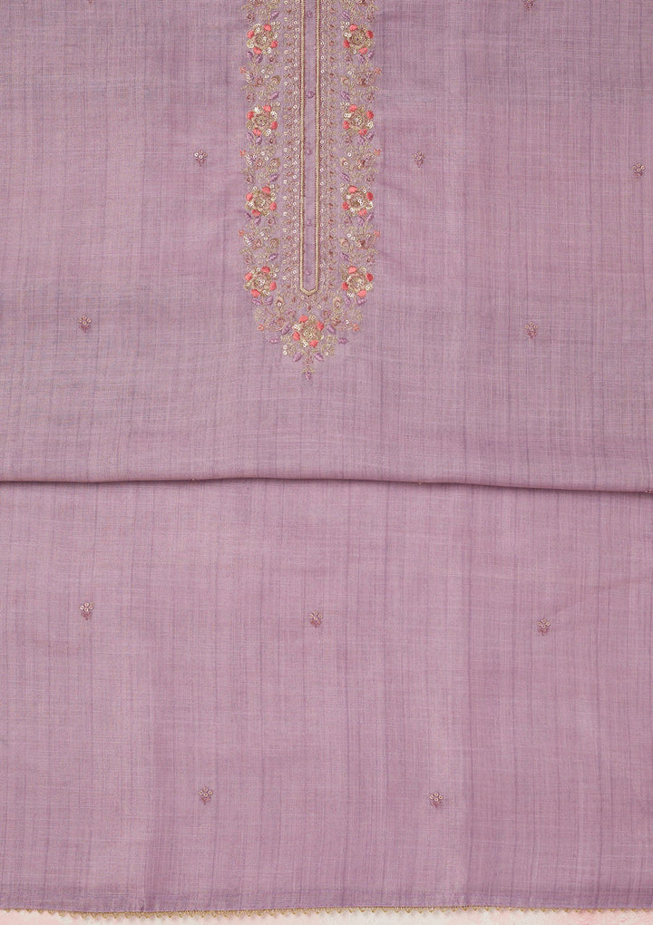 Beige Zariwork (Gold) Organza Saree-koskii