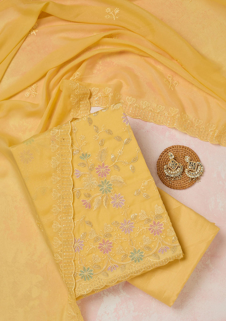 Baby Pink Stonework (Gold) Tissue Saree-koskii