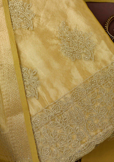 Lavender Cording Tissue Saree-koskii