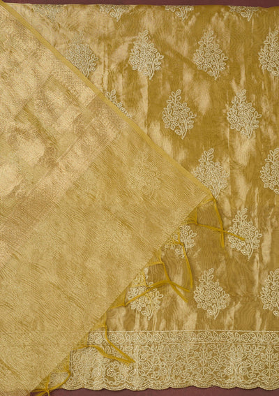 Lavender Cording Tissue Saree-koskii