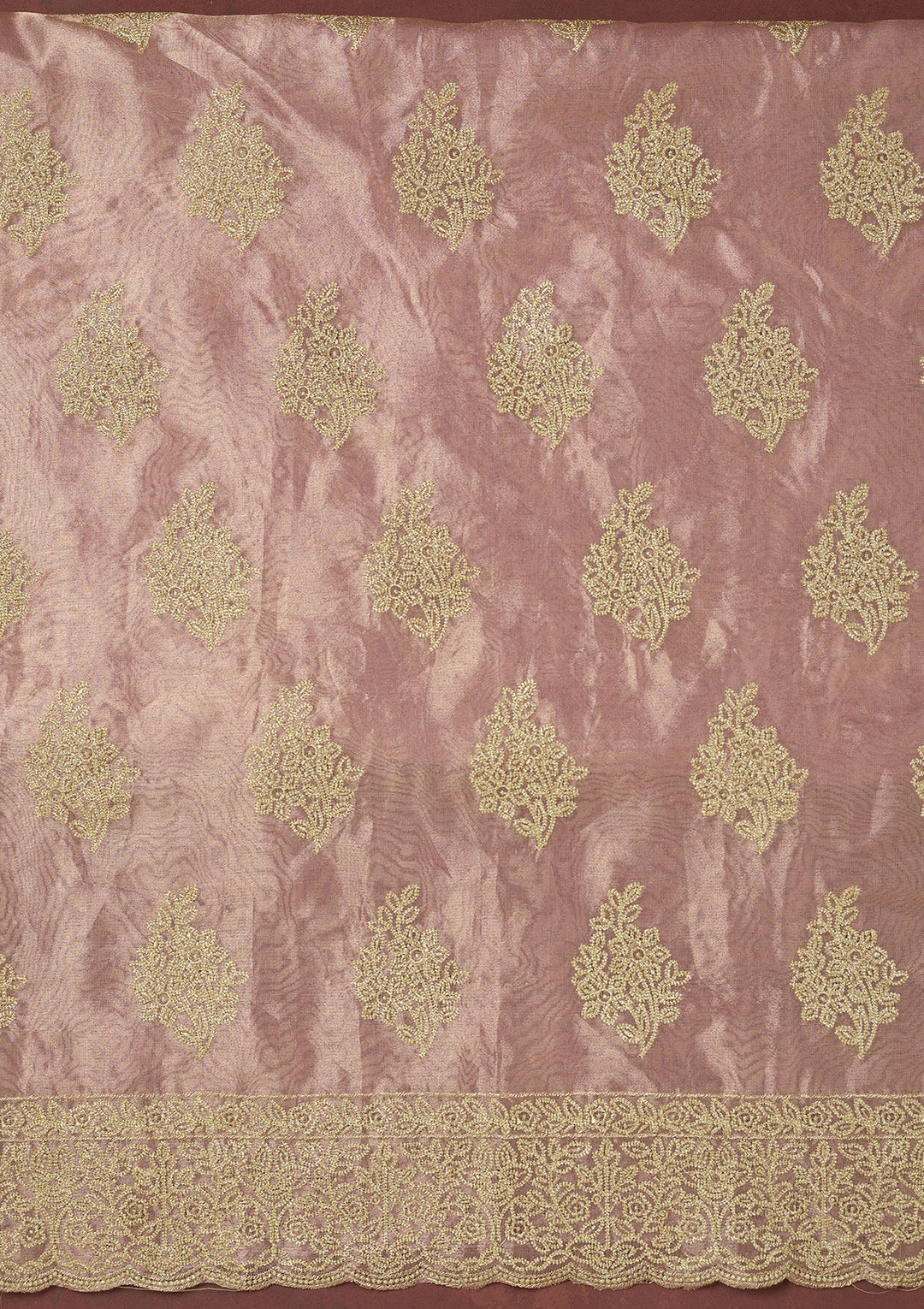 Black Threadwork Chiffon Saree-koskii