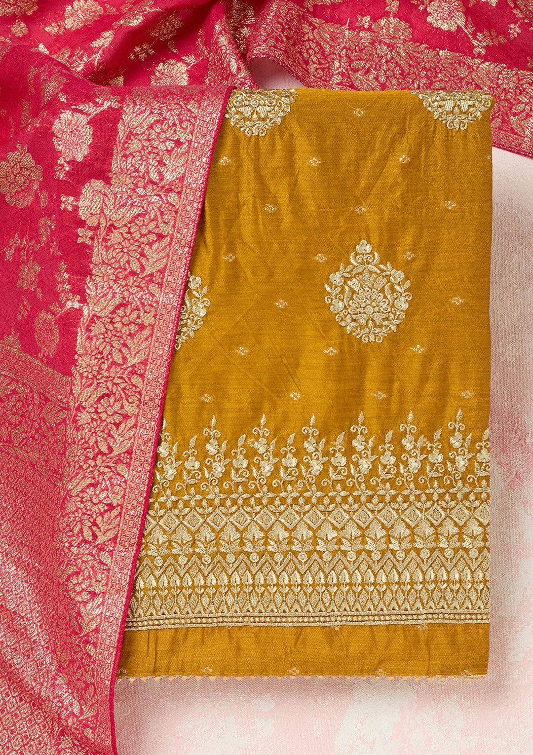 Lavender Stonework (Gold) Tissue Saree-koskii