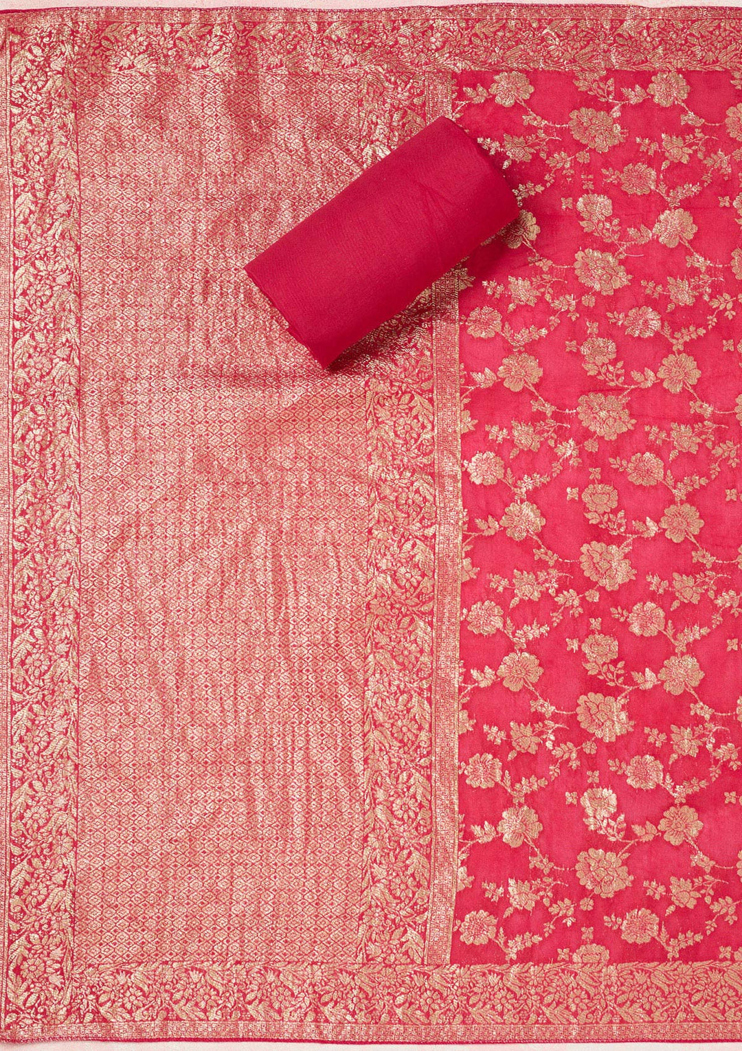 Lavender Stonework (Gold) Tissue Saree-koskii