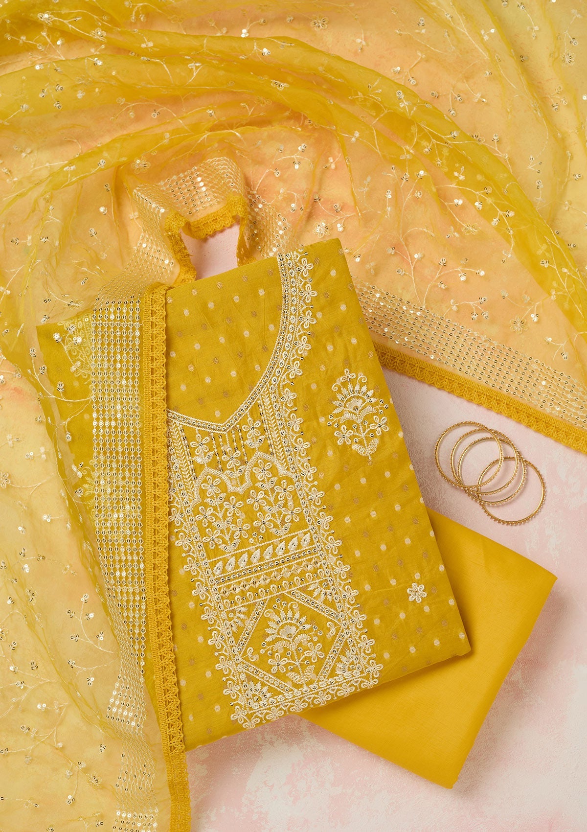 Wine Stonework (Gold) Georgette Saree-koskii