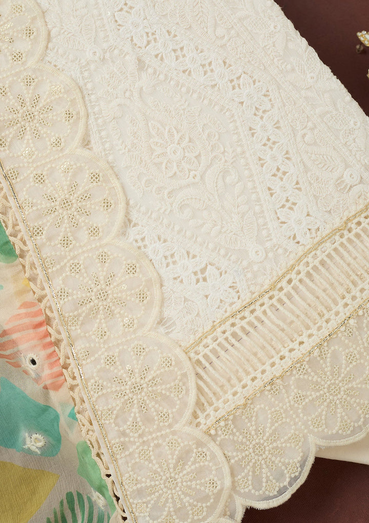 Royal Blue Kashmiri Georgette Saree-koskii