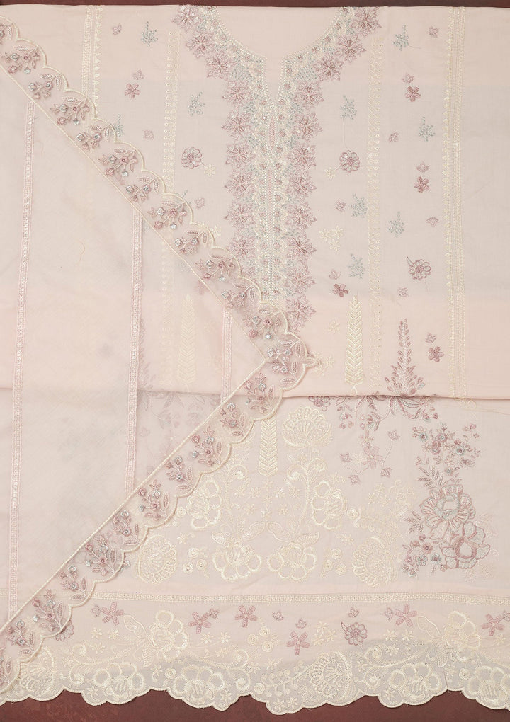 Purple Threadwork Soft Raw Silk Saree-koskii