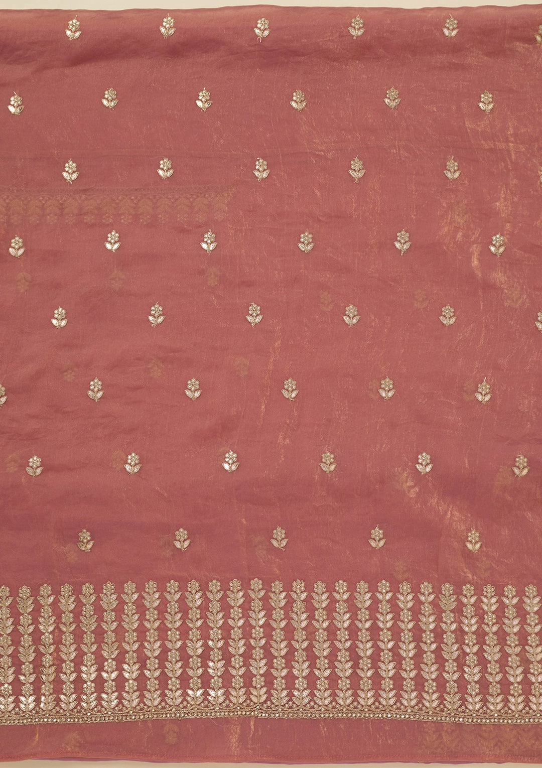 Onion Pink Gotapatti Semi Crepe Unstitched Salwar Suit_koskii