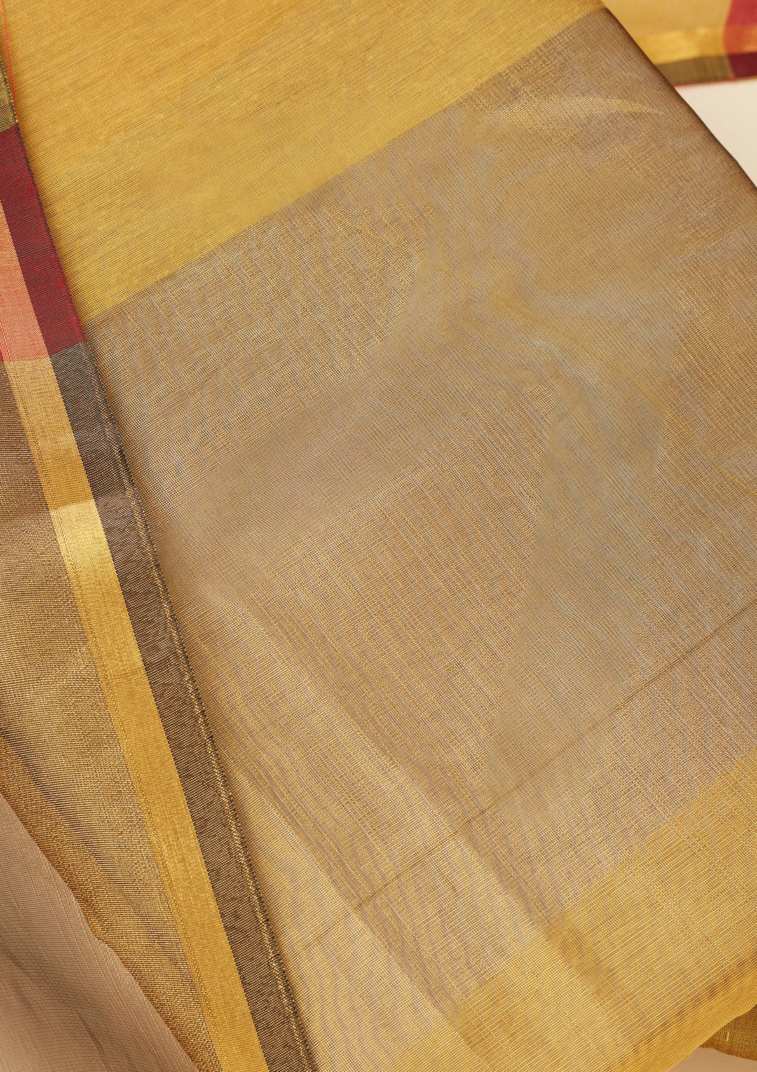 Mehendi Zariwork (Gold) Tissue Unstitched Salwar Suit