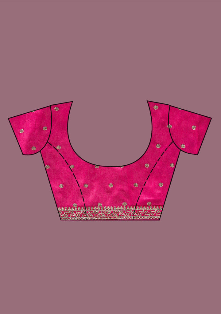 Baby Pink Printed Georgette Saree-Koskii