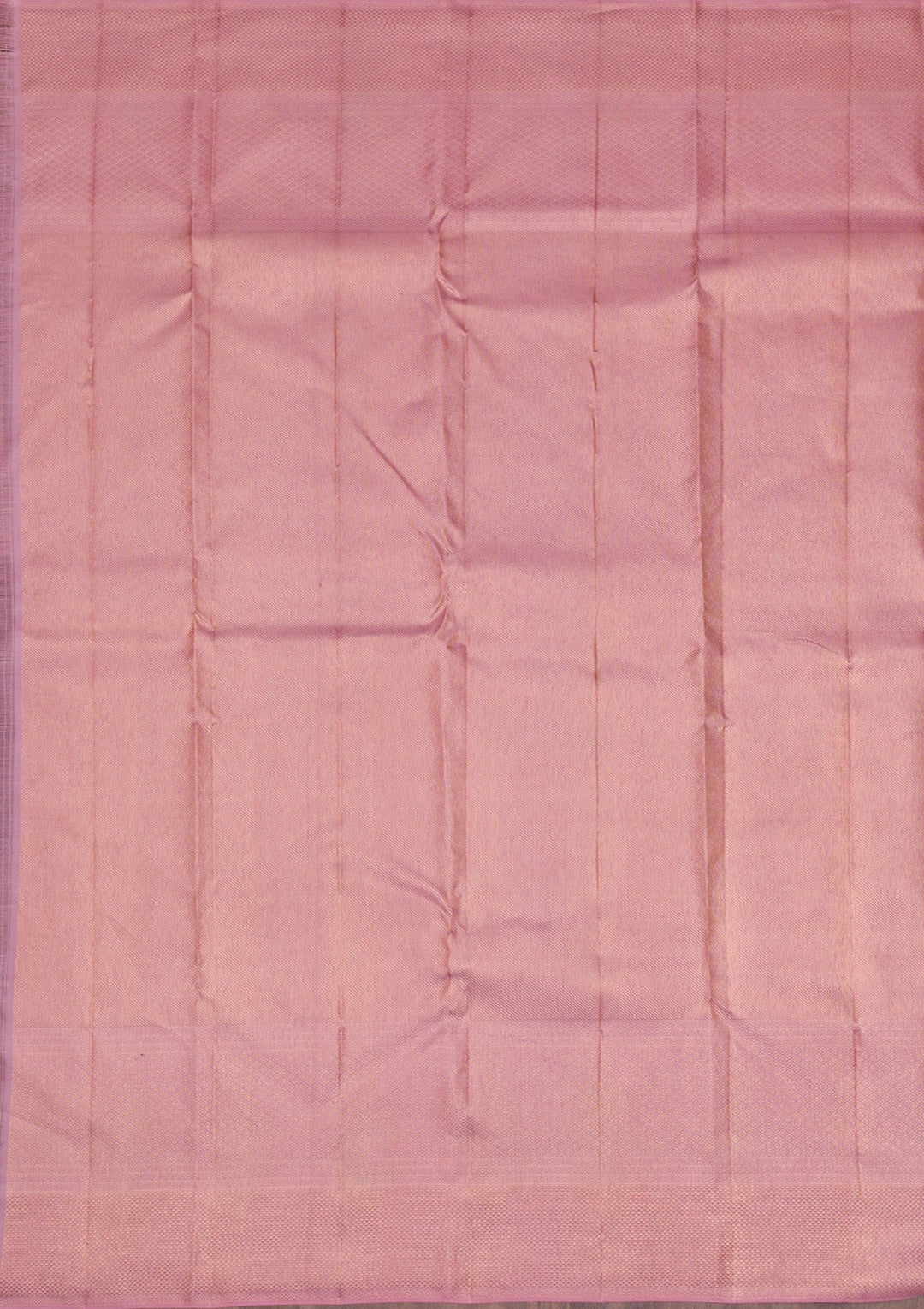 Baby Pink Copper Zariwork Pure Silk Saree - Koskii