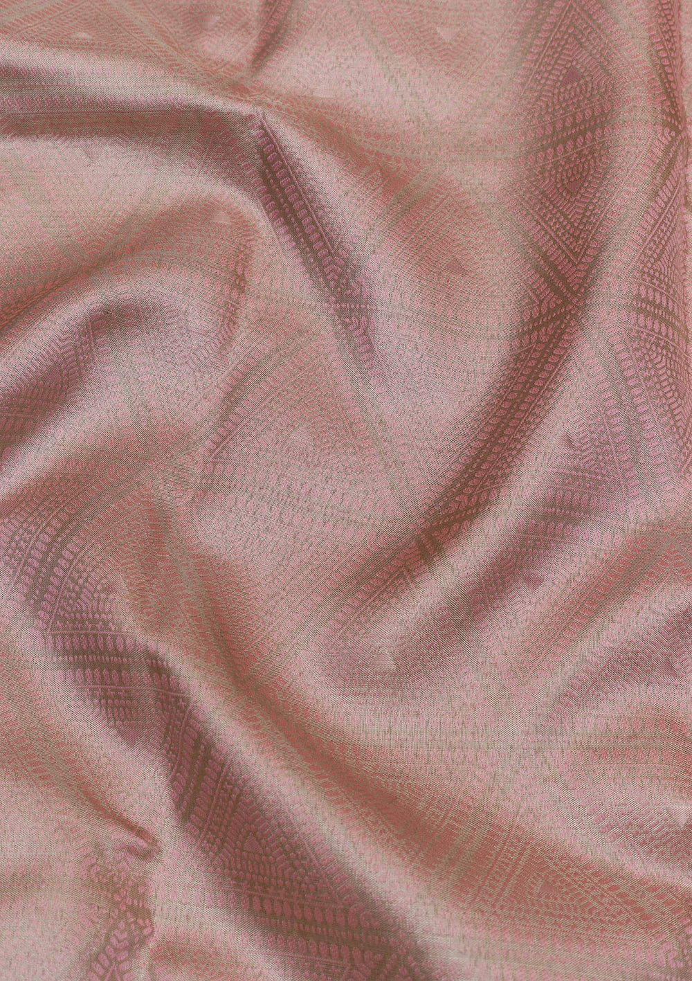 Baby Pink Zariwork Pure Silk Saree-Koskii